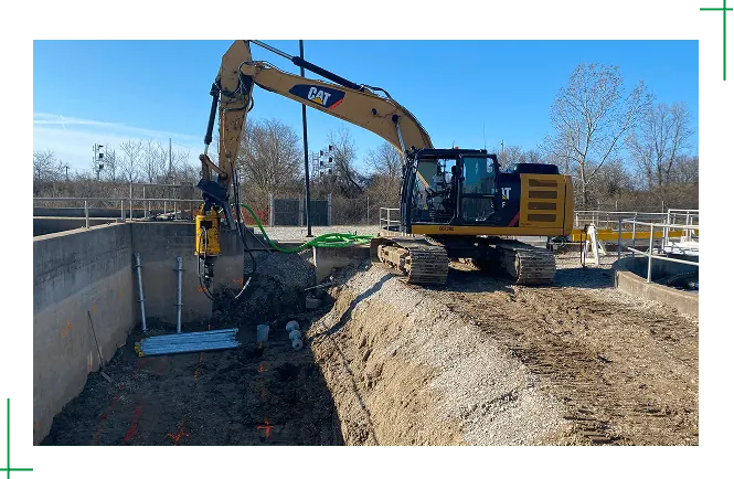 Foundation drilling