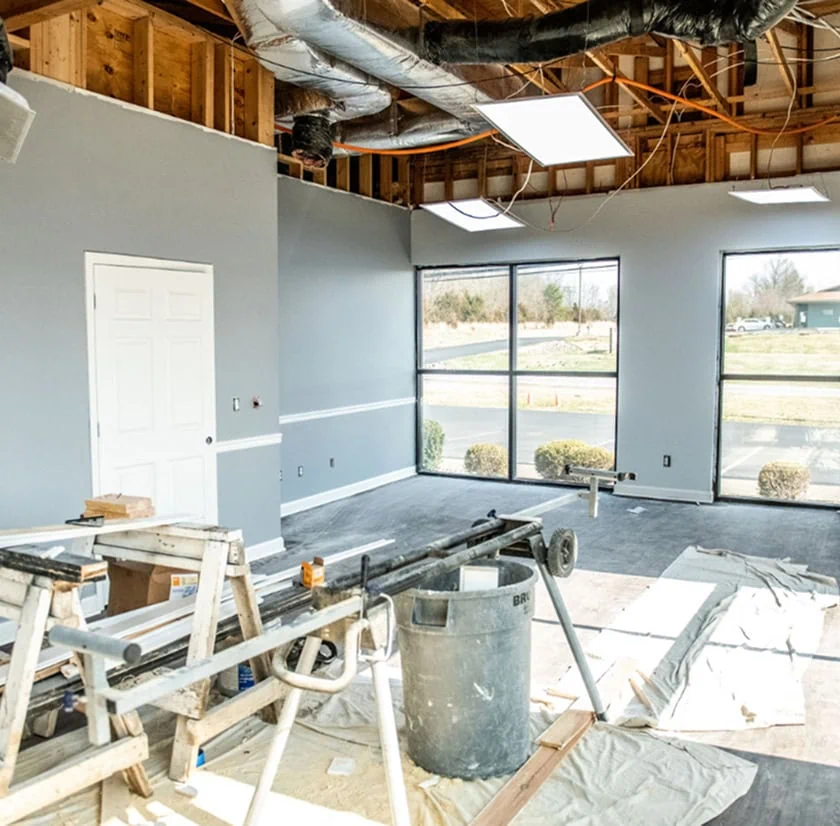 In-Progress-Office-Build-Out